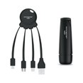 thumbnail image 1 of Xoopar Afterwork 2600 mAh Black Universal Phone Charging Solution, 1 of 3