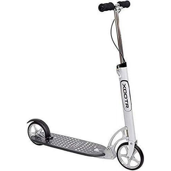 Xootr Mg Teen/Adult Kick Scooter - 800+lb Capacity - Life Long Backing - QuickClick Latch Folding Mechanism - Front & Rear Brake