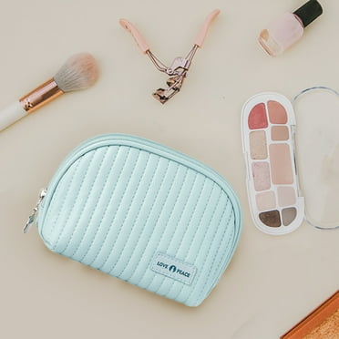 Xooz Cute Makeup Bag Mini Cosmetic Pouch For Women Small Quilted Beauty Bag Handy Zipper Pouch Hair Stuff Organizers And Storage Clear Makeup Pouches Extra Large Makeup Brush Roll Travel Toiletry