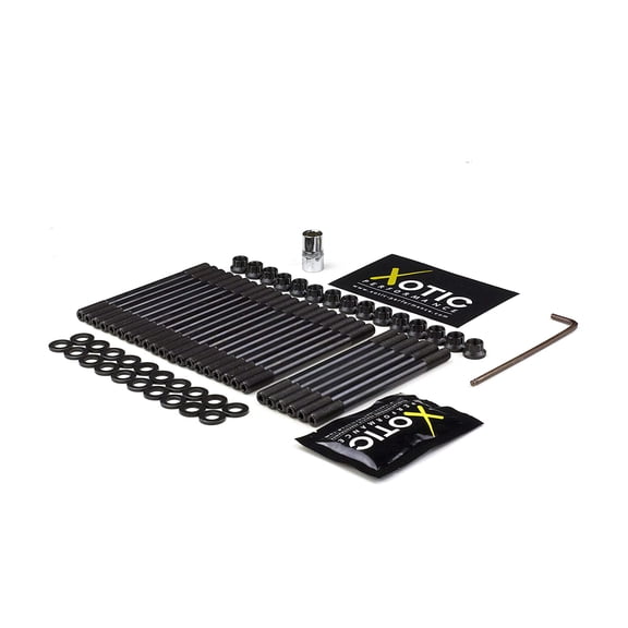 Xotic Performance Head Stud Kit for 1998.5-2025 Dodge Cummins 5.9L & 6.7L 24V Diesel Engine, High Strength Replacement Set CP876