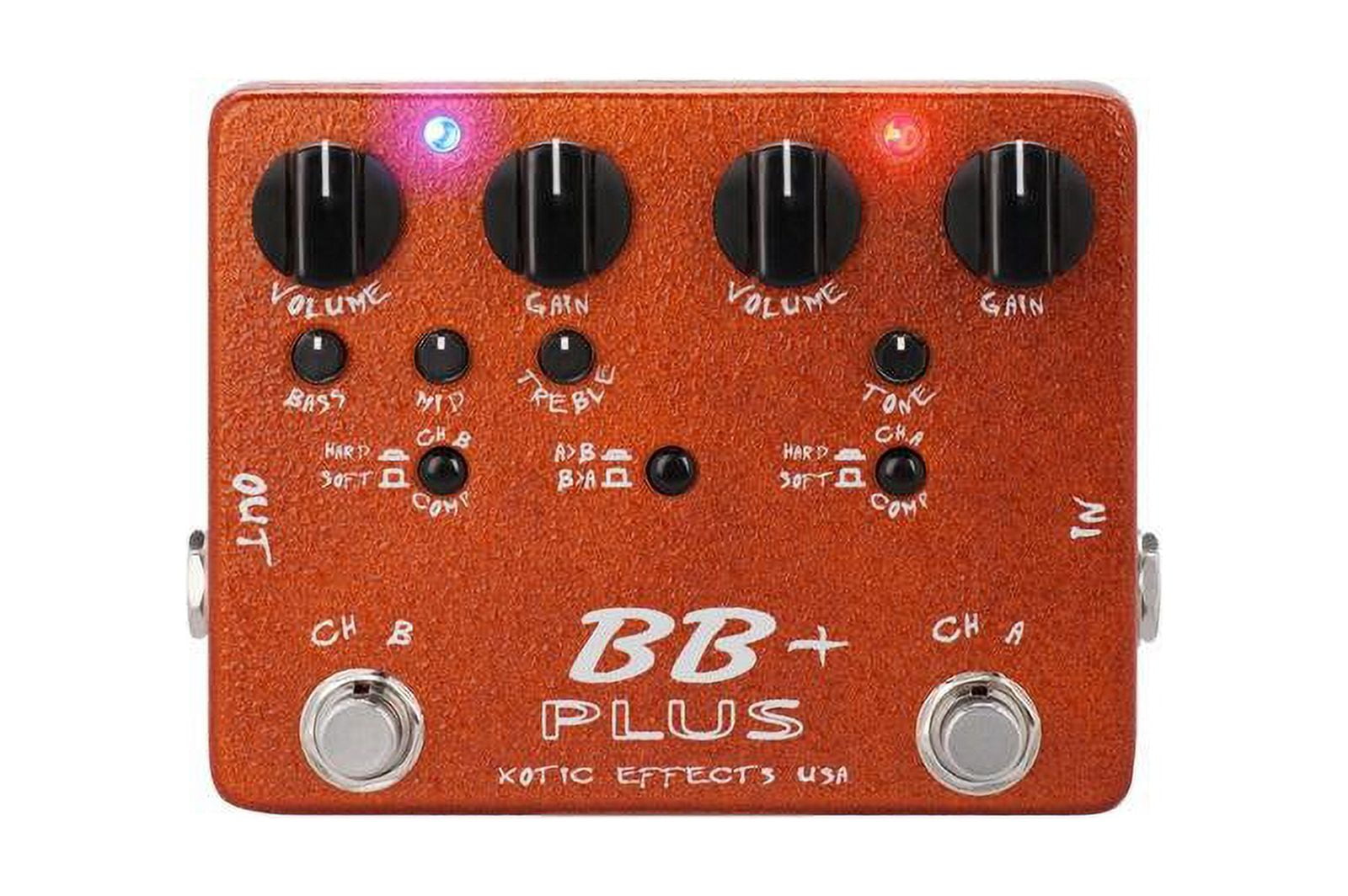 Xotic BB Plus ギターエフェクター Xotic BB Plus: 「BB Preamp」を元に開発された2チャンネル仕様の