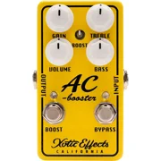 Xotic Effects AC Booster V2 Effects Pedal Yellow