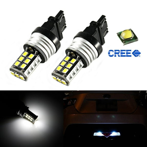 Xotic Tech 1 Pair 3156 3157 10W 15-SMD 2835 Bright White LED Bulbs For Backup Reverse,Tail lights