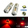 thumbnail image 1 of Xotic Tech 1 Pair High Power Red Max 1156 BA15S LED Bulbs 80W For Car DRL, Turn Signal Light, Backup Reverse Light, Brake Stop Light, 1 of 9