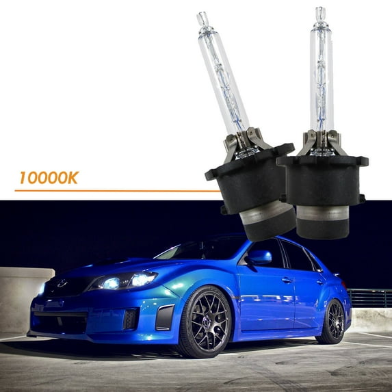 Xotic Tech 10000K Cool Deep Blue D4S D4R Xenon HID Headlight Replacement for Philips or OSRAM Bulbs