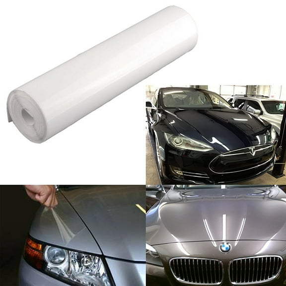 Xotic Tech 12" x 49" Clear Headlight Bumper Hood Paint Protection Scratch Guard Film Vinyl Sheet Roll