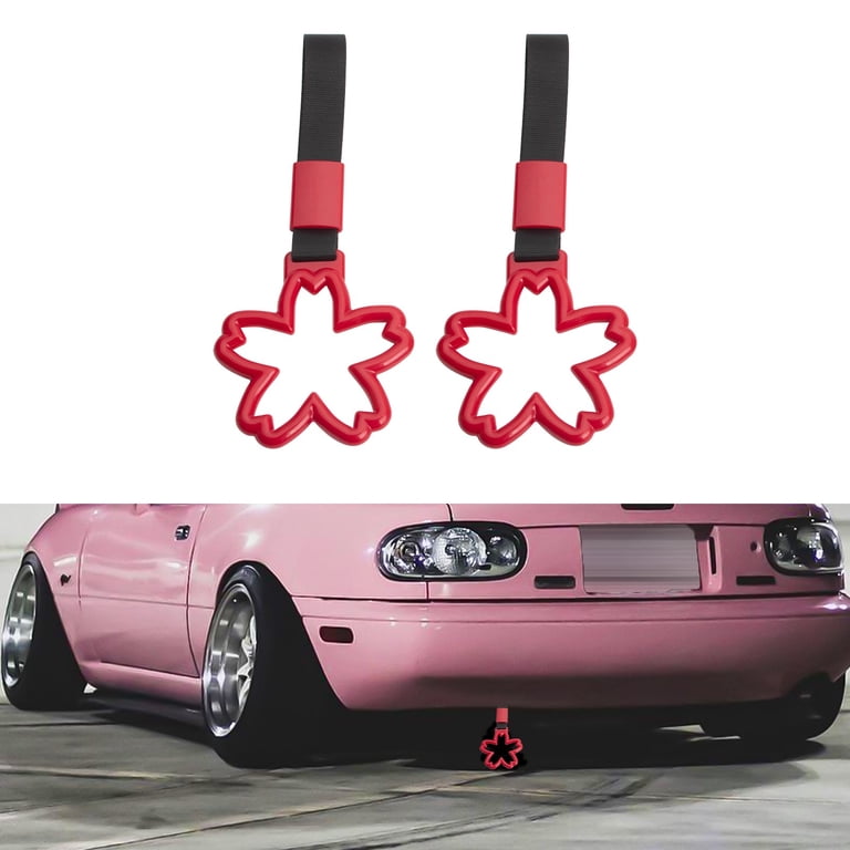 Xotic Tech 2 Pieces JDM Sakura Shaped Tsurikawa Handle Straps