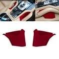 thumbnail image 1 of Xotic Tech 2PCS Interior Seat Seam Gap Filler Middle Armrest Velvet Storage Organizer Box Phone Coins Holder Compatible with Porsche Cayenne 2011-2018, Red, 1 of 9