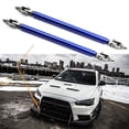 thumbnail image 1 of Xotic Tech 2pc Adjustable 8"-11" Front Bumper Lip Splitter Diffuser Strut Rod Tie Bars Fit Most Vehicles[Blue], 1 of 6