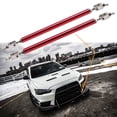 thumbnail image 1 of Xotic Tech 2pc Adjustable 8"-11" Front Bumper Lip Splitter Diffuser Strut Rod Tie Bars Fit Most Vehicles[Red], 1 of 6