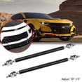 thumbnail image 1 of Xotic Tech 2pcs Adjustable 10"-13" Front Bumper Lip Splitter Diffuser Strut Rod Tie Bar Fit Most Vehicles, Black, 1 of 8