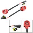 thumbnail image 1 of Xotic Tech 2x D2S D2R HID Bulbs Wiring Harness Extension Socket AMP Connector Retrofit Adapter Kit For Headlight Or Foglamp, Plug And Play Never Melt, 1 of 4