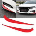 thumbnail image 1 of Xotic Tech 2x Red Vinyl Front Fog Light Eyelid Eyebrow Sticker Decal Molding Trim for Honda Accord 2018 2019, 1 of 8