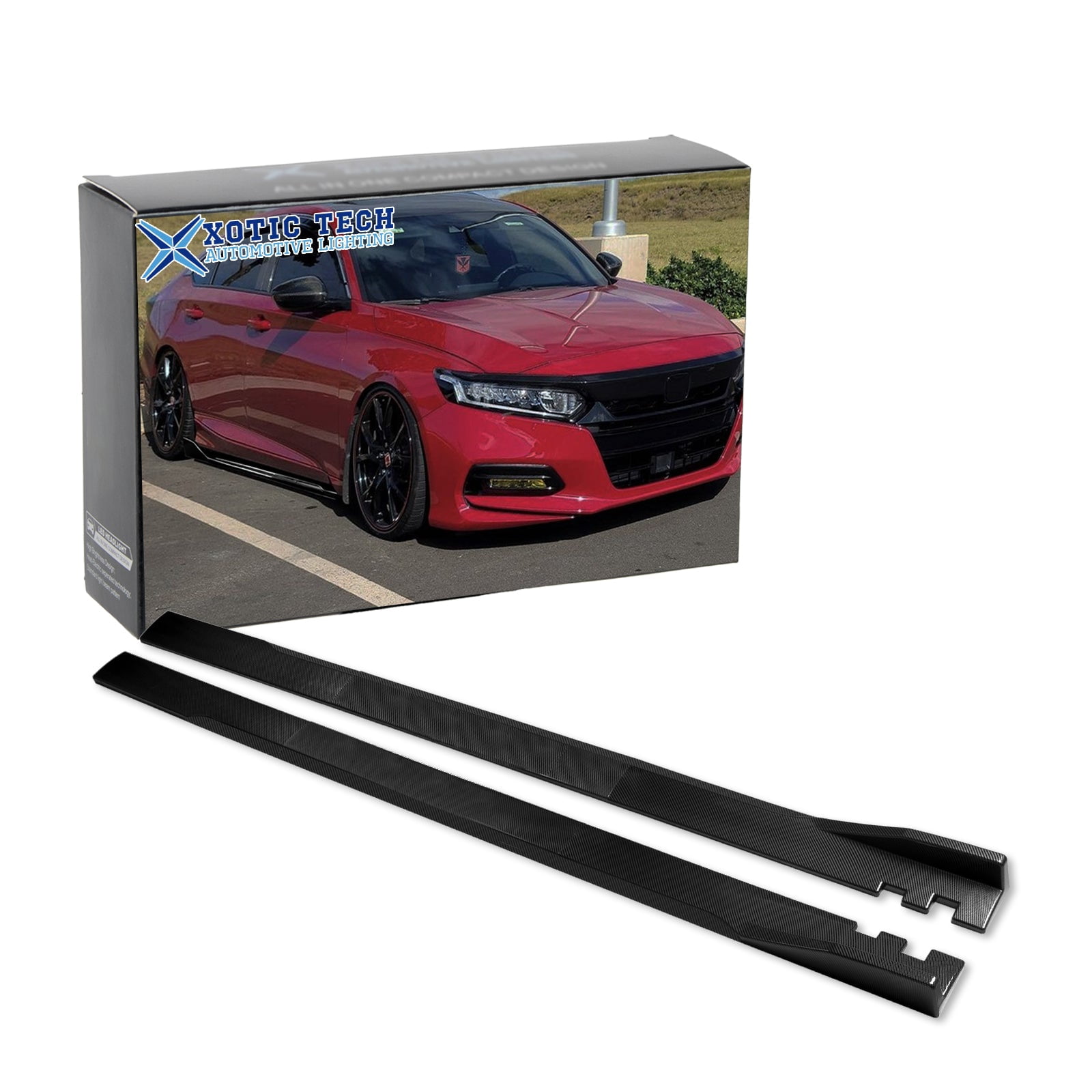KEEPDSGN Front Lip Chin Spoiler Kit For Mercedes CLA Class 180 200 250, 78.7 Inch Universal Side Skirts, Gloss Black ABS