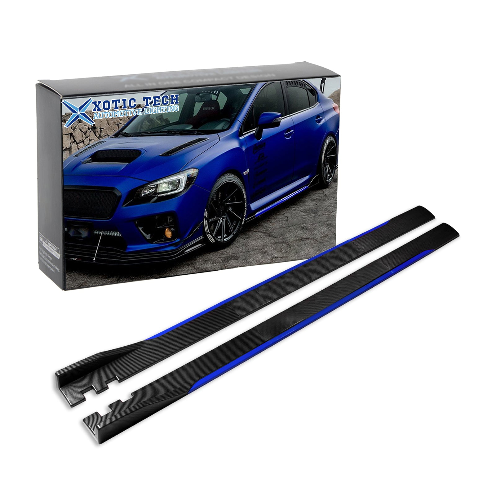 Xotic Tech 78.7 Inch/2M Car Lower Side Skirts Protect Rocker Panel ...