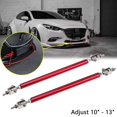 thumbnail image 1 of Xotic Tech Adjustable Front Bumper Lip Splitter Support Rods Diffuser Strut Tie Bars for Car SUV Trunk, 2pcs 10"-13" Red, 1 of 8