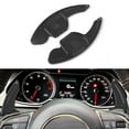 thumbnail image 1 of Xotic Tech Carbon Fiber Pattern Steering Paddle Shifter Extensions Cover Trim Compatible with Audi A3 A4 A5 A6 A7 A8 S5 Q3 Q5 Q7 Interior Accessories, 1 of 9