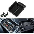 thumbnail image 1 of Xotic Tech Center Console Armrest Box Secondary Storage Coin Holder Tray Organizer w/Black Anti-Dust Mats + Backseat Hanger Hooks, Compatible with 4Runner SR5, TRD Off-Road, TRD Pro, Limited 2010-2023, 1 of 9