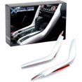 thumbnail image 1 of Xotic Tech Center Console Gear Control Panel Side Cover Trim, Matter Silver, Compatible with Honda Civic 10th Gen, 1 of 8