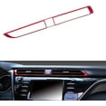 thumbnail image 1 of Xotic Tech Center Console Middle Air Vent AC Outlet Cover Trim, Glossy Red, Compatible with Camry 2018-2020, 1 of 7