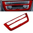 thumbnail image 1 of Xotic Tech Center Consoles Multimedia Air Condition CD Control Panel Decoration Frame Cover Trim, Sporty Red, Compatible with BMW F30 F31 F32 F33 F34 F36 3GT 3 4 Series, 1 of 9
