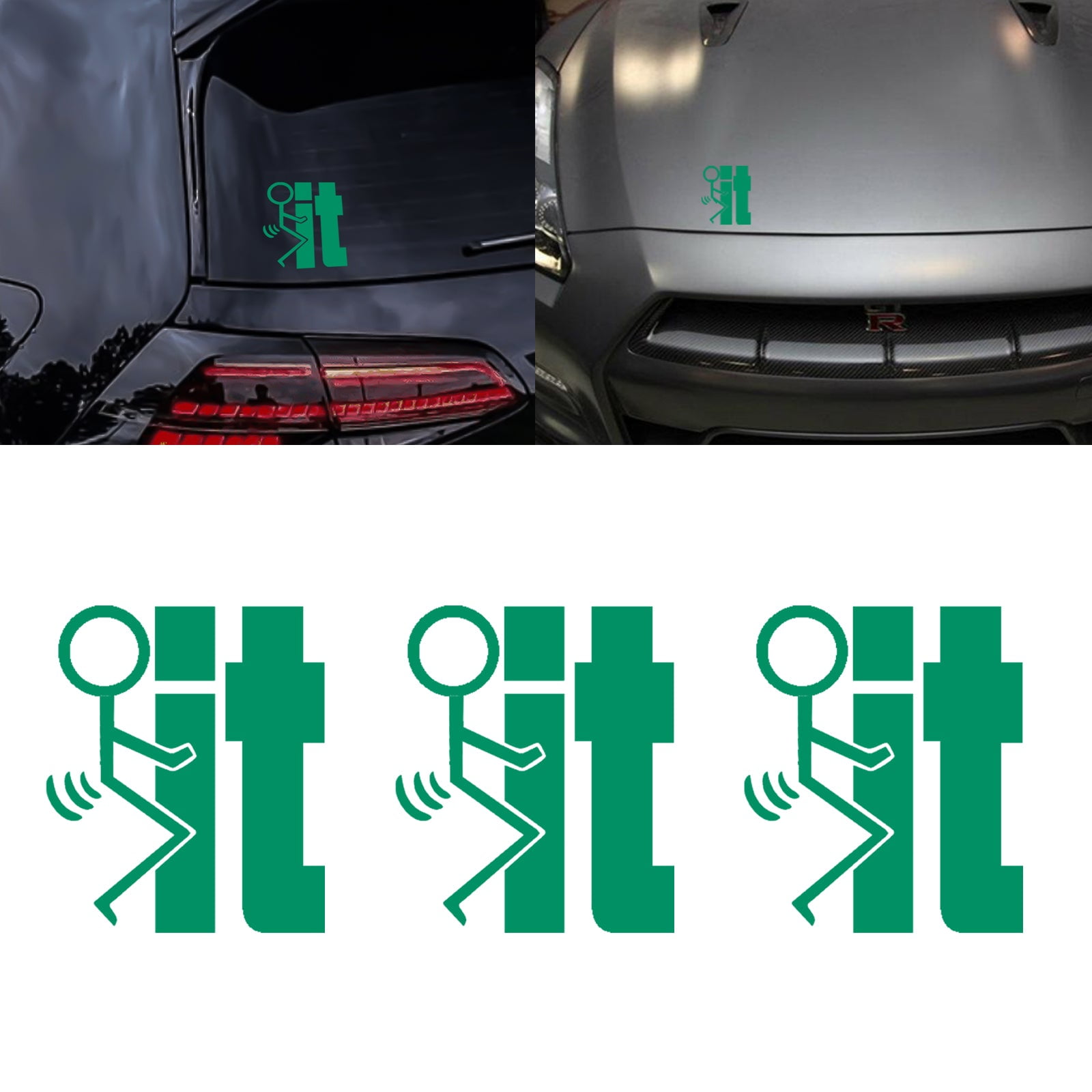 Xotic Tech F*ckIt Funny JDM Sticker Decal Vinyl Graphic for Cars