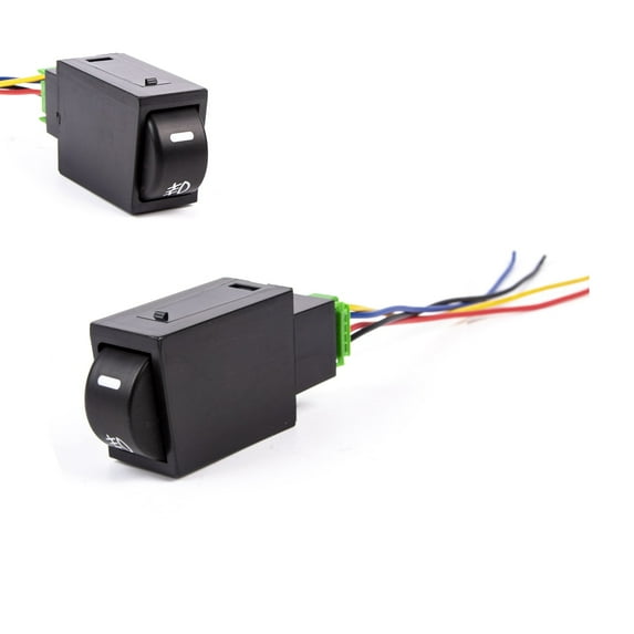 Xotic Tech Factory Style 4-Pole 12V Push Button Switch w/LED Indicator Lights for Fog Lights, DRL, LED Light Bar Compatible with Scion FR-S 2013-2016 or Toyota GT86 2017-2021 or Subaru BRZ 2017-2021