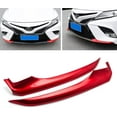 thumbnail image 1 of Xotic Tech Front Bumper Chin Spoiler Lip Splitter Corner Cover Trim, Glossy Red, Compatible with Toyota Camry SE XSE 2018-2020, 1 of 7