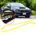 thumbnail image 1 of Xotic Tech Front Grille Stripe Vinyl Sticker Trim for Subaru WRX STI 2018 2019 2020, Fluorescent Yellow Racing Sport Front Hood Panel Pre-cut Pinstripe Decal Molding, 1 of 7