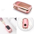 thumbnail image 1 of Xotic Tech Glossy Rose Gold TPU Smart Remote Keyless FOB Cover Case For Volkswagen VW Series, 1 of 6