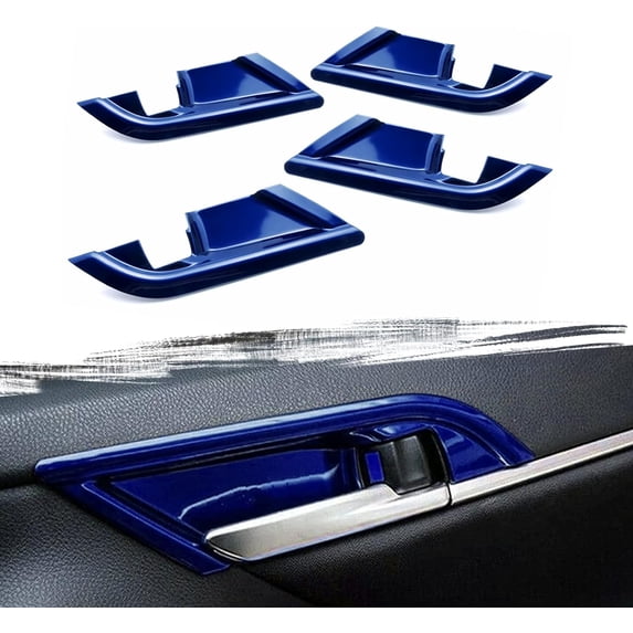 Xotic Tech Interior Car Door Handle Bowl Cover Trim, Blue, Compatible with Camry 2018-2024