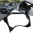 thumbnail image 1 of Xotic Tech Interior Center Console Dashboard Instrument Frame Cover Trim, Glossy Black, Compatible with Toyota RAV4 2019-2023, 1 of 9