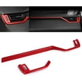 thumbnail image 1 of Xotic Tech Interior Center Console Dashboard Side AC Air Vent Outlet Frame Strip Cover Trim, Sporty Red, Compatible with Toyota RAV4 2019-2023, 1 of 8