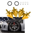thumbnail image 1 of Xotic Tech JDM Quick Release Fasteners For Car Bumpers Trunk Fender Hatch Lids Spike ALUMINUM Gold, 1 of 5