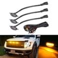thumbnail image 1 of Xotic Tech LED Grill Light Compatible With Ford F-150 F150 Raptor 2010-2014, 2017-up Amber Lens LED Grille Running Lights Driving Lamp (Powered by 12 Pieces of SMD LED Lights), 1 of 8
