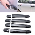 thumbnail image 1 of Xotic Tech New Carbon Fiber Style Side Door Handle Cover Protector Trim for Mitsubishi Lancer EX Evolution X EVO 2008-2017, 1 of 8