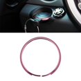 thumbnail image 1 of Xotic Tech Pink Aluminum Alloy Remote Control Key Cover Ring Rim Surrounding Compatible with Mini Cooper JCW R55 R56 R57 R58 R59 R60 R61, 1 of 8