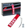 thumbnail image 1 of Xotic Tech Red JDM Style Chinese Slogan Track Racing Towing Strap Compatible with Most Cars (Good luck & All the best), 1 of 9