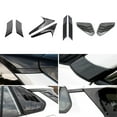 thumbnail image 1 of Xotic Tech Set Carbon Fiber Style Exterior Front Window A-Pillar Rear Window C-Pillar Spoiler Window Pillar Side Window Louvers Accessories Cover Trim Combo Kit, Compatible with Toyota Rav4 2019-2023, 1 of 9