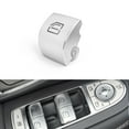 thumbnail image 1 of Xotic Tech Silver Car Window Control Power Push Button Cap Replacement,Window Glass Lift Master Switch Repair Cover,Compatible with Mercedes Benz C E S GLC Class W205 W213 W222 W253 X253(Rear Left), 1 of 9
