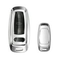 thumbnail image 1 of Xotic Tech TPU Full Protect Smart Remote Control Key Fob Cover Holder Accessories Shell Case Compatible with Audi A6 A7 A8 E-Tron Q8 SQ8 2018-2022,A3 Q7 S3 S6 SQ7 RS6 S7 RS7 2020-2022, Silver, 1 of 8