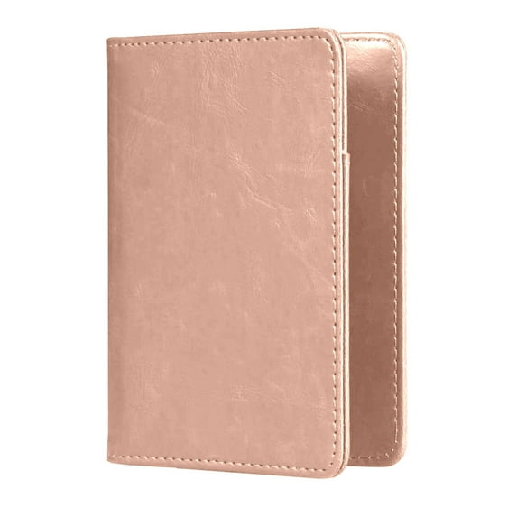 Xoxingysm 1Pc Pink Leather Multi-Card Passport Protector A,"Stylish Leather Passport Wallet Available In Nine Gorgeous Colors for Seeking Functionality and Fashion"