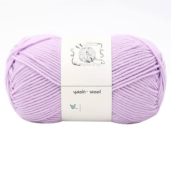 Xoxingysm Acrylic Yarn,Crochet Yarn,1Pc=100G Hand Woven Cotton Yarn Soft Crochet Yarn for Hand Knitting Warm Sweater Sofa Cushion Scarf Diy (Color : 1Pc 01)
