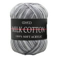 thumbnail image 1 of Xoxingysm Acrylic Yarn,Crochet Yarn,1Pc Chunky Colorful Hand Knitting Milk Cotton Knitting Crochet Blended Cotton G, 1 of 2