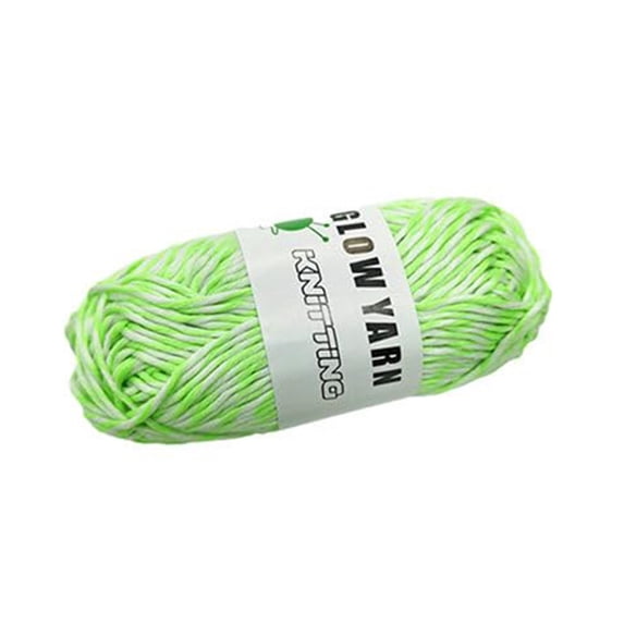 Xoxingysm Acrylic Yarn,Crochet Yarn,Dark Yarn for Crochet 2Mm Fancy Luminous Skein 1 Piece Yard Luminous Yarn Suitable for Beginners To Knit