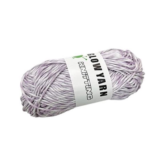Xoxingysm Acrylic Yarn,Crochet Yarn,Dark Yarn for Crochet 2Mm Fancy Luminous Skein 1 Piece Yard Luminous Yarn Suitable for Beginners To Knit