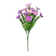 thumbnail image 1 of Xoxingysm Artificial Flowers 1 Bundles Artificial Daisies Flowers Silk Cemetery Flower Plastic Memorial Bouquet for Hanging Window Box Home Table Centerpieces Decor, 1 Bunch of Artificial Flowers, 1 of 6