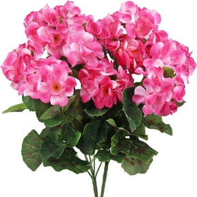 Xoxingysm Artificial Flowers Artificial Begonia Flower Flower Wedding Home Living Room Geranium Silk Flower, 1* Artificial Begonia Flower