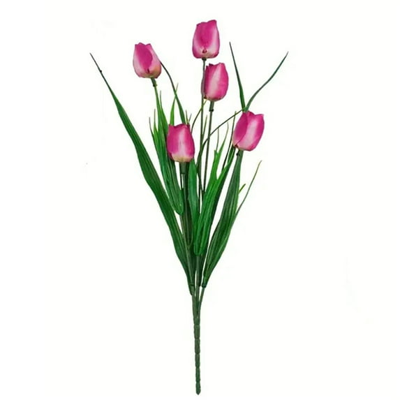 Xoxingysm Artificial Flowers Artificial Flowers Realistic Flowers Plastic Greenery Shrubs Plants for Wreath Home Room Wedding (Multicolor), 1 Bunch of Artificial Flowers