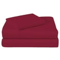 thumbnail image 1 of Xoxingysm Bed Sheets Set,Flat Sheet & Pillowcases Bedding Sheets Set,Plain Woolen Cloth Inlaid Four Piece Bed Set Bed Sheet Set, 1 of 3